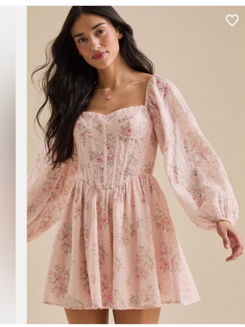 Altar'd State Tina Floral Mini Dress